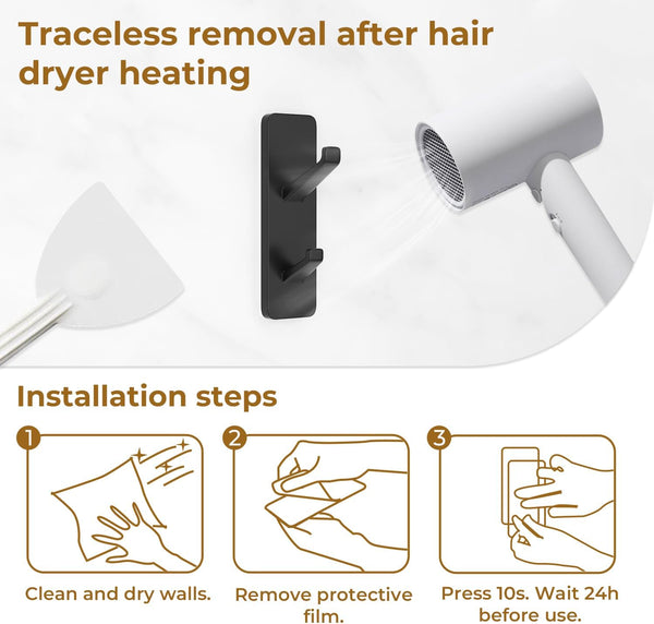 Sticky Wall Hooks for Easy Hanging