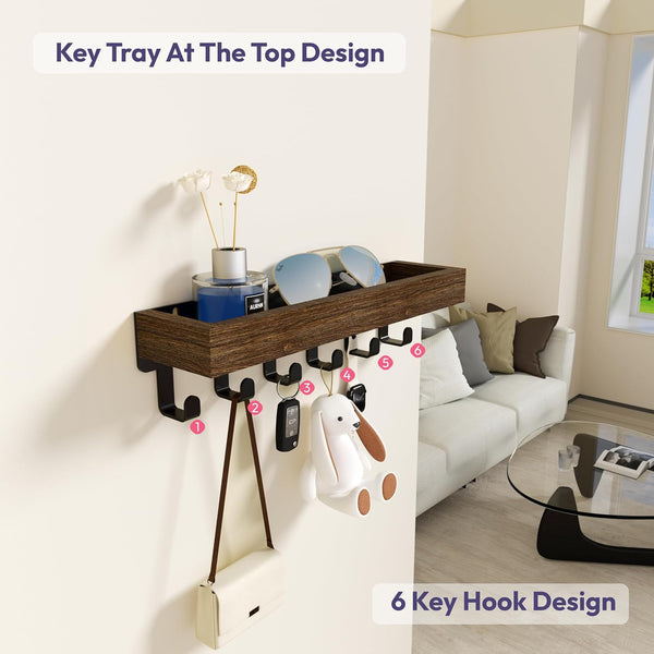 Stylish Key Holder with Tray